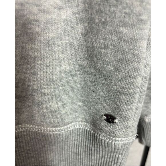 American Eagle Gray Sequin Penguin Sweatshirt - Picture 5 of 9